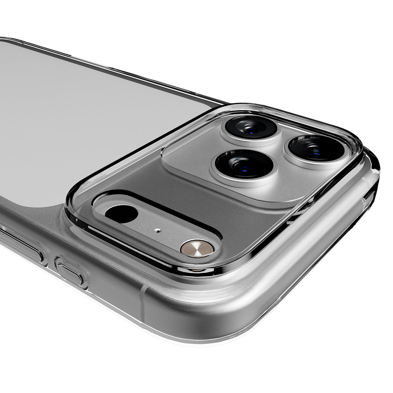 Puro 0.3 Nude Ultra-Slim TPU Dėklas, skirtas iPhone 17 Pro – skaidrus