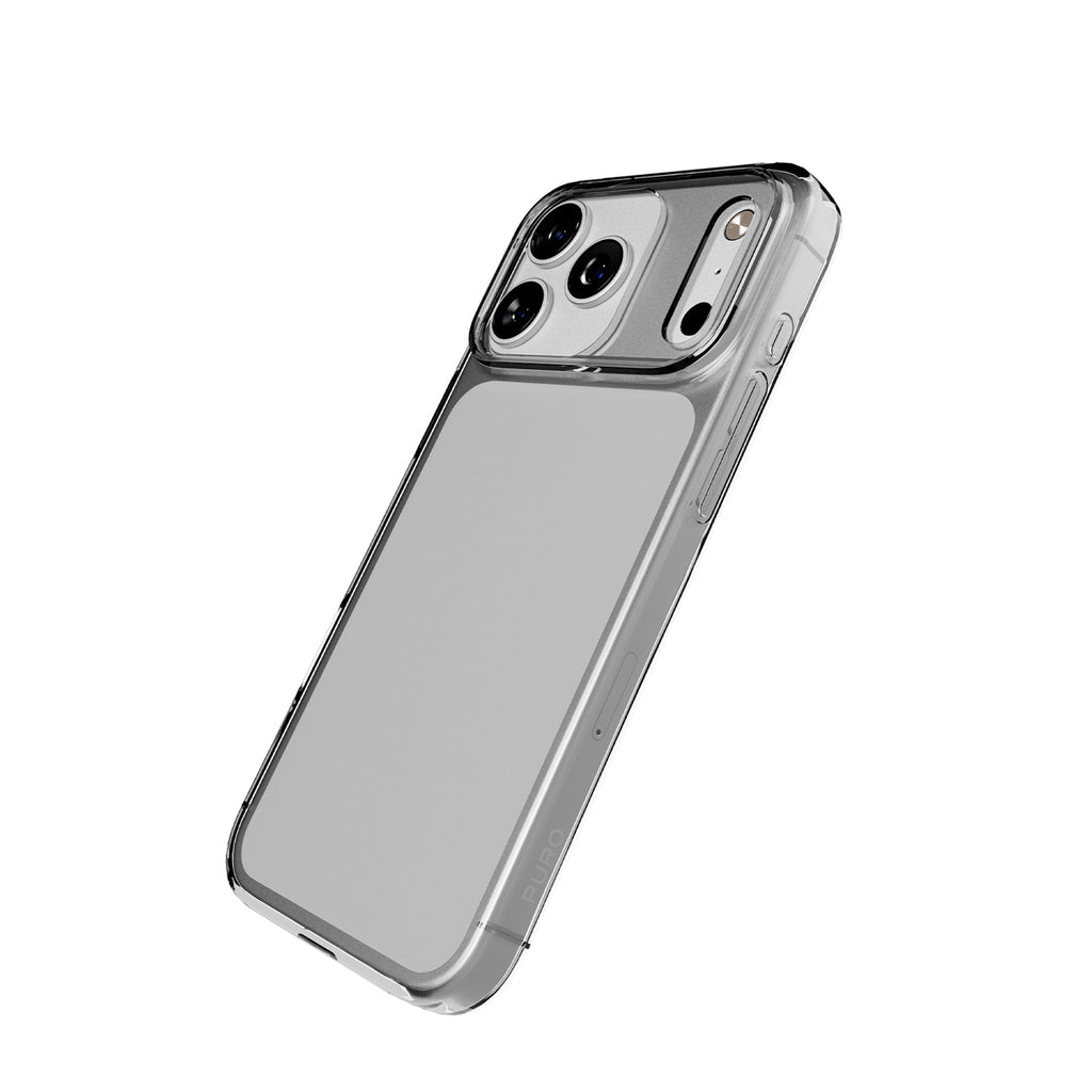 Puro 0.3 Nude Ultra-Slim TPU Dėklas, skirtas iPhone 17 Pro – skaidrus