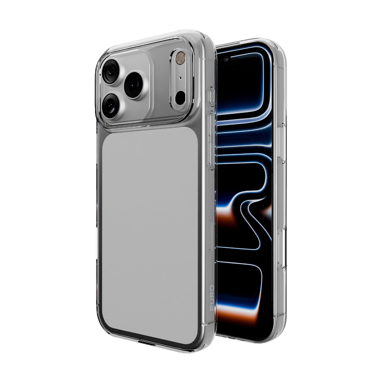 Puro 0.3 Nude Ultra-Slim TPU Dėklas, skirtas iPhone 17 Pro – skaidrus