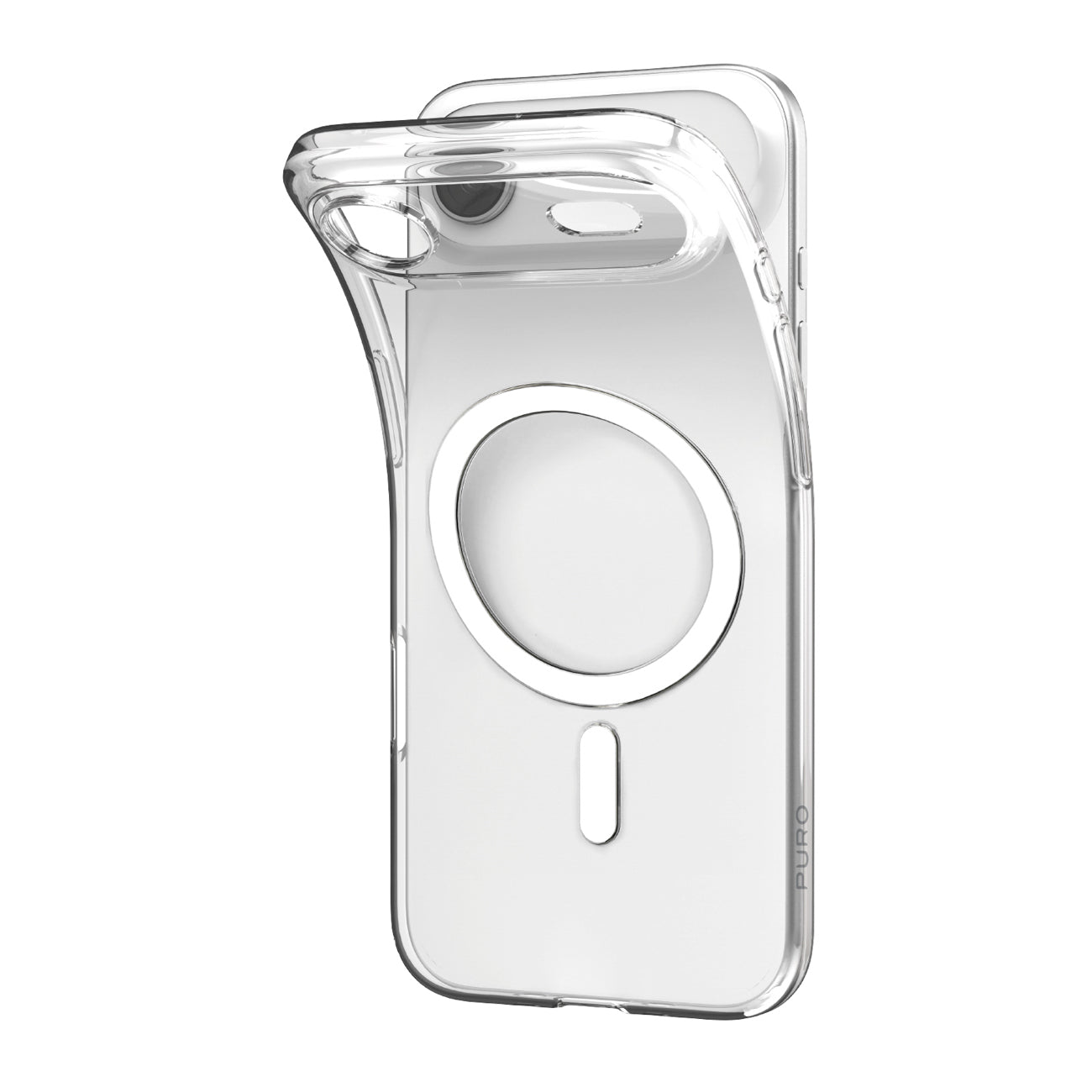 Puro 0.3 MAG plonas MagSafe dėklas iPhone 17 Air – skaidrus