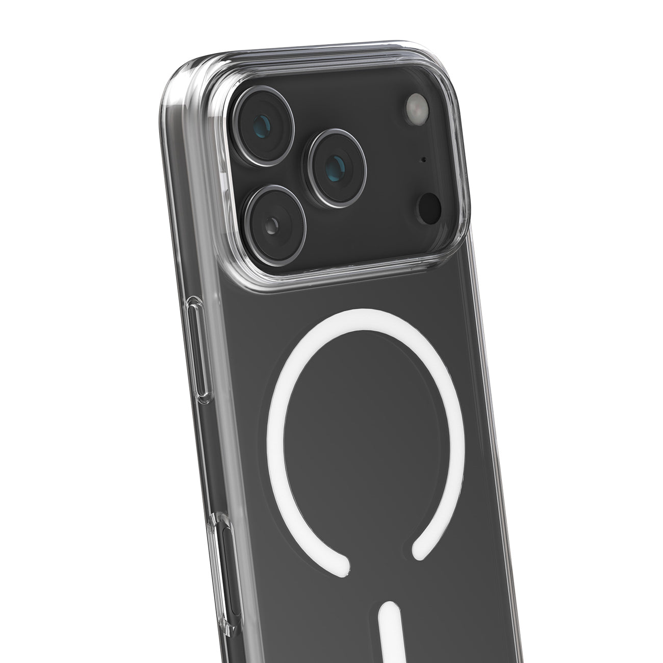 Puro itin plonas MagSafe TPU dėklas iPhone 17 Pro Max – skaidrus