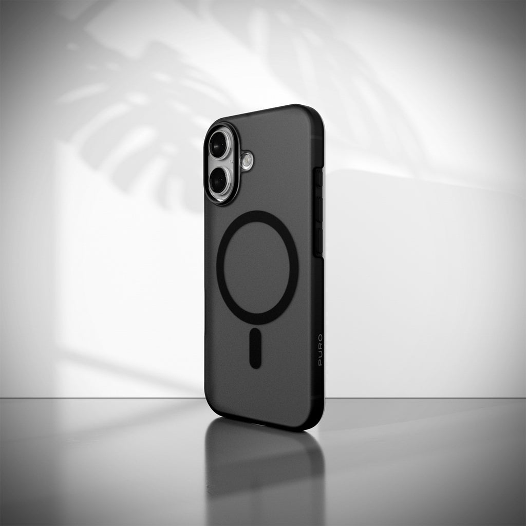 Puro Daylight MagSafe suderinama silikono dėklas iPhone 17 - Skaidri juoda -- iPhone 17