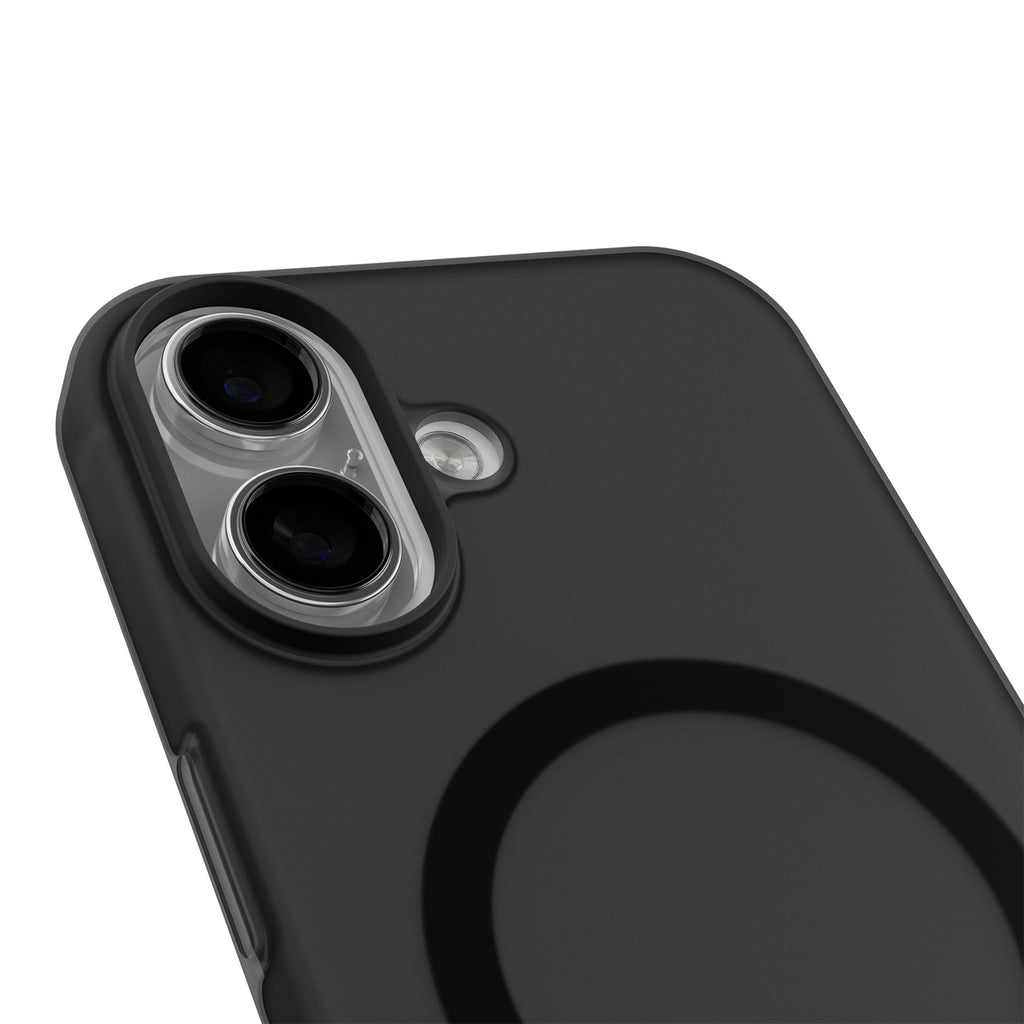 Puro Daylight MagSafe suderinama silikono dėklas iPhone 17 - Skaidri juoda -- iPhone 17