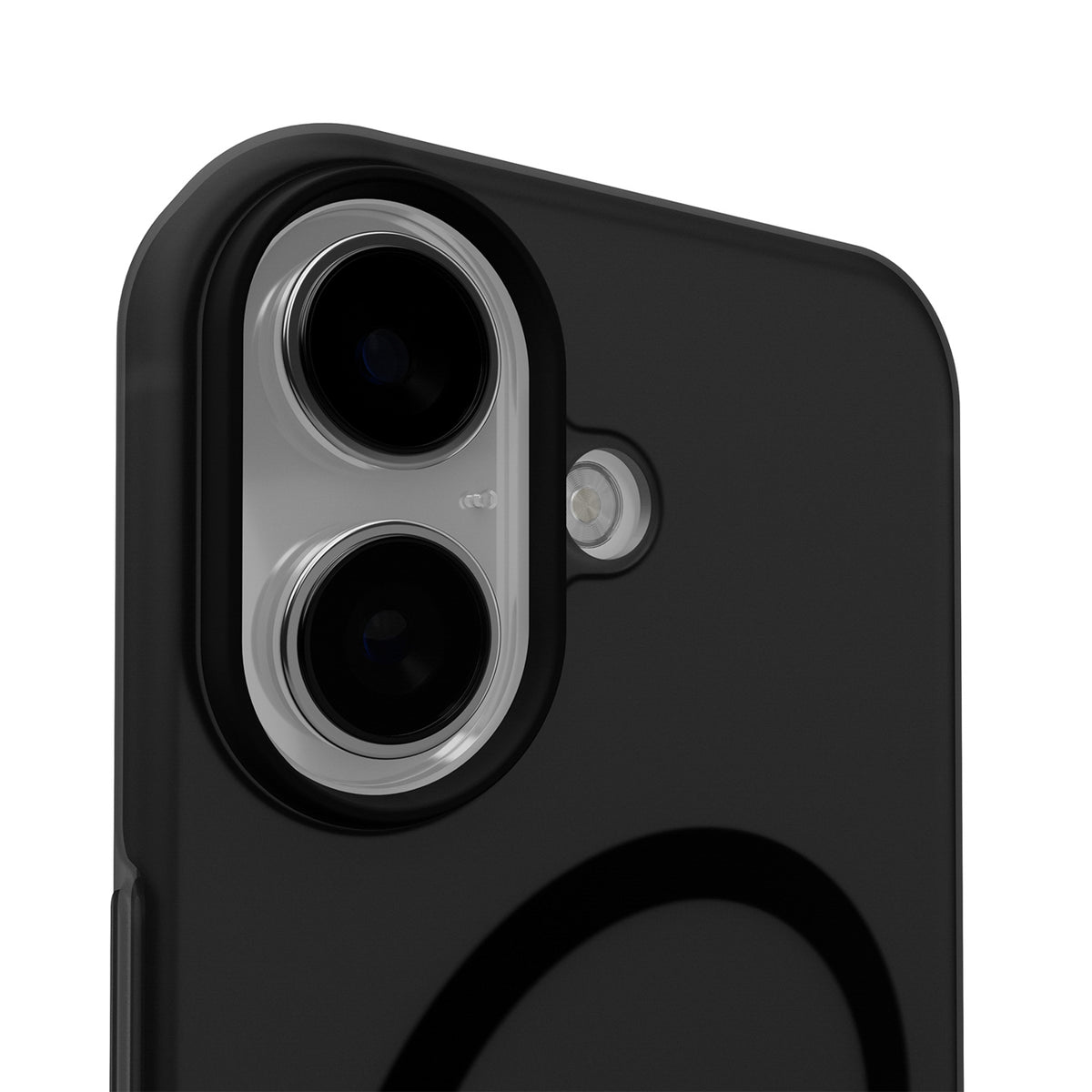 Puro Daylight MagSafe suderinama silikono dėklas iPhone 17 - Skaidri juoda -- iPhone 17
