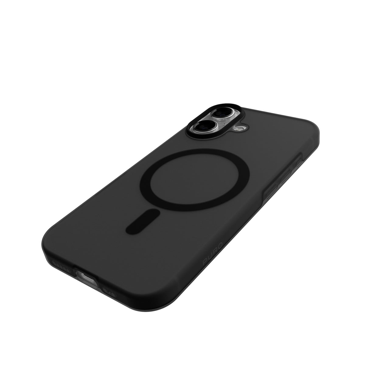 Puro Daylight MagSafe suderinama silikono dėklas iPhone 17 - Skaidri juoda -- iPhone 17