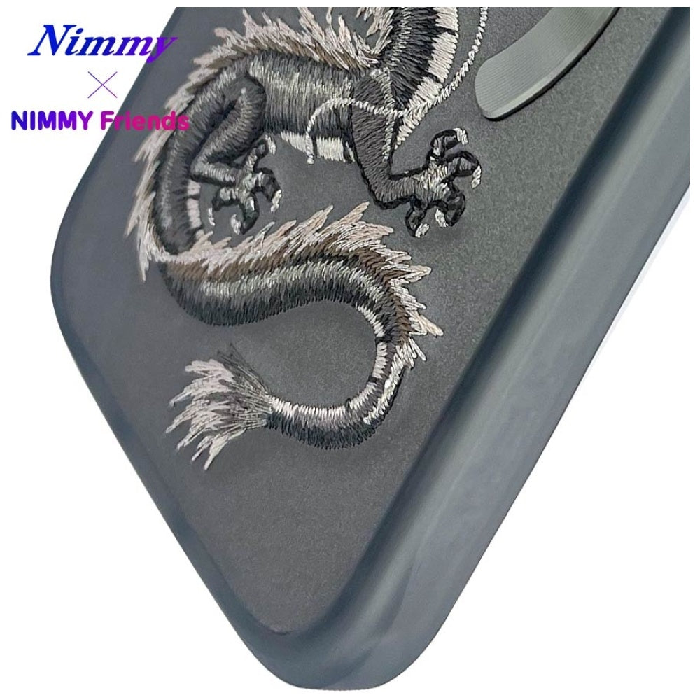 Nimmy Dragon MagSafe iPhone 16 dėklas - Pilkas -- iPhone 16