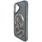 Nimmy Dragon MagSafe iPhone 16 dėklas - Pilkas -- iPhone 16