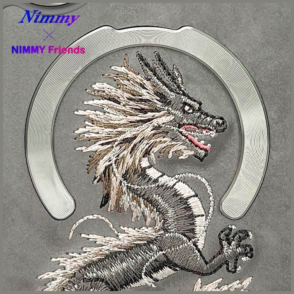 Nimmy Dragon MagSafe iPhone 16 dėklas - Pilkas -- iPhone 16