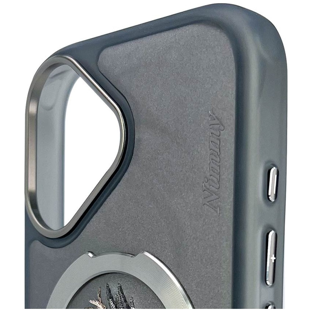 Nimmy Dragon MagSafe iPhone 16 dėklas - Pilkas -- iPhone 16