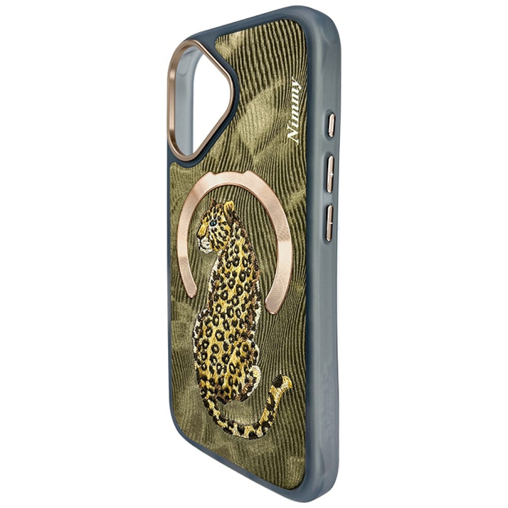 Nimmy Magnetic Fantasy Animal MagSafe dėklas, skirtas iPhone 16 - Gold