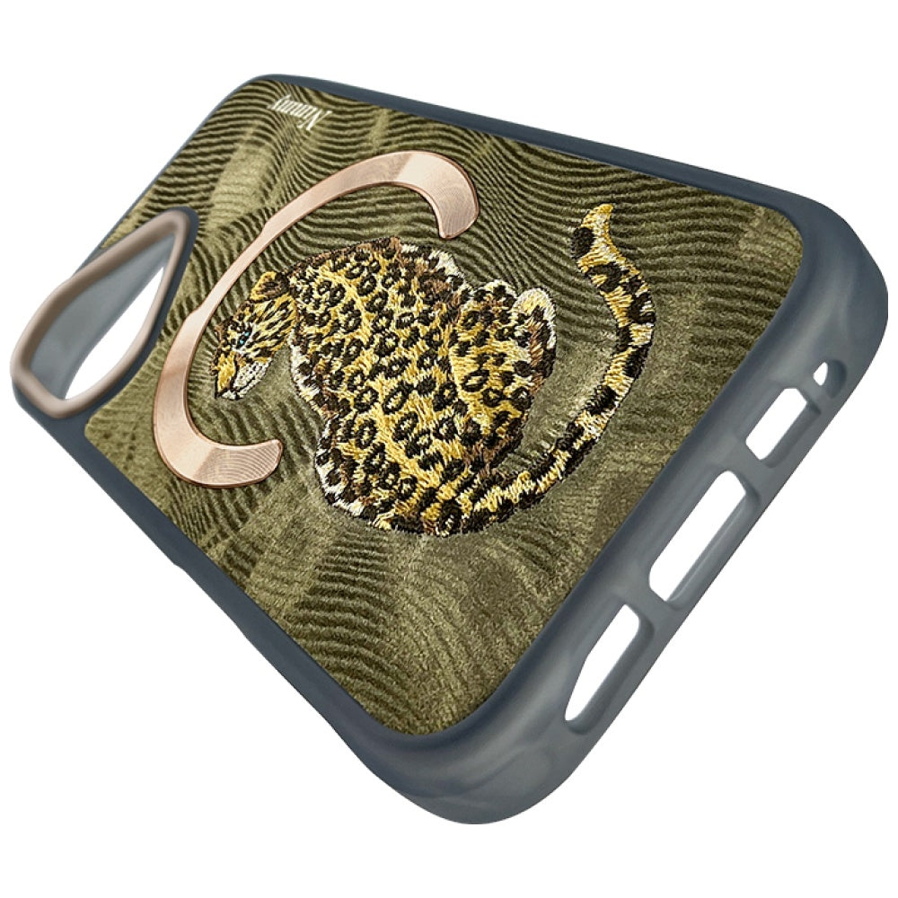 Nimmy Magnetic Fantasy Animal MagSafe dėklas, skirtas iPhone 16 - Gold