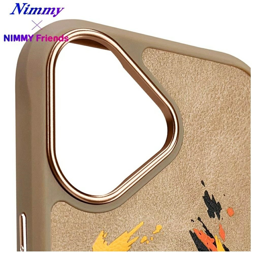 Nimmy Tiger MagSafe dėklas iPhone 16 – rudas