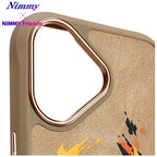 Nimmy Tiger MagSafe dėklas iPhone 16 – rudas