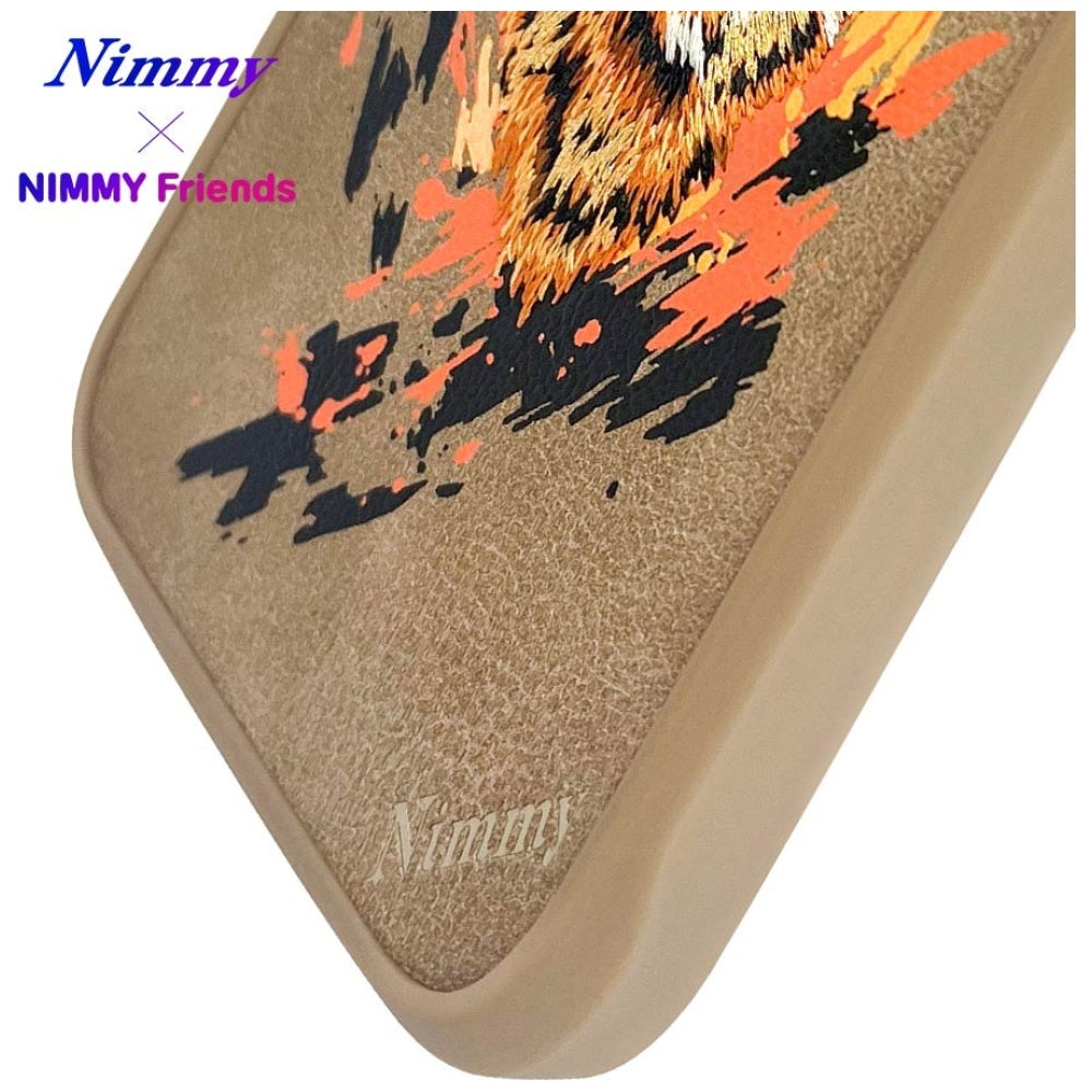 Nimmy Tiger MagSafe dėklas iPhone 16 – rudas