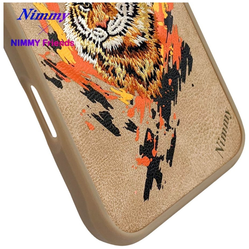 Nimmy Tiger MagSafe dėklas iPhone 16 – rudas