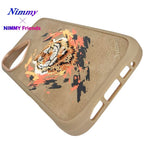Nimmy Tiger MagSafe dėklas iPhone 16 – rudas