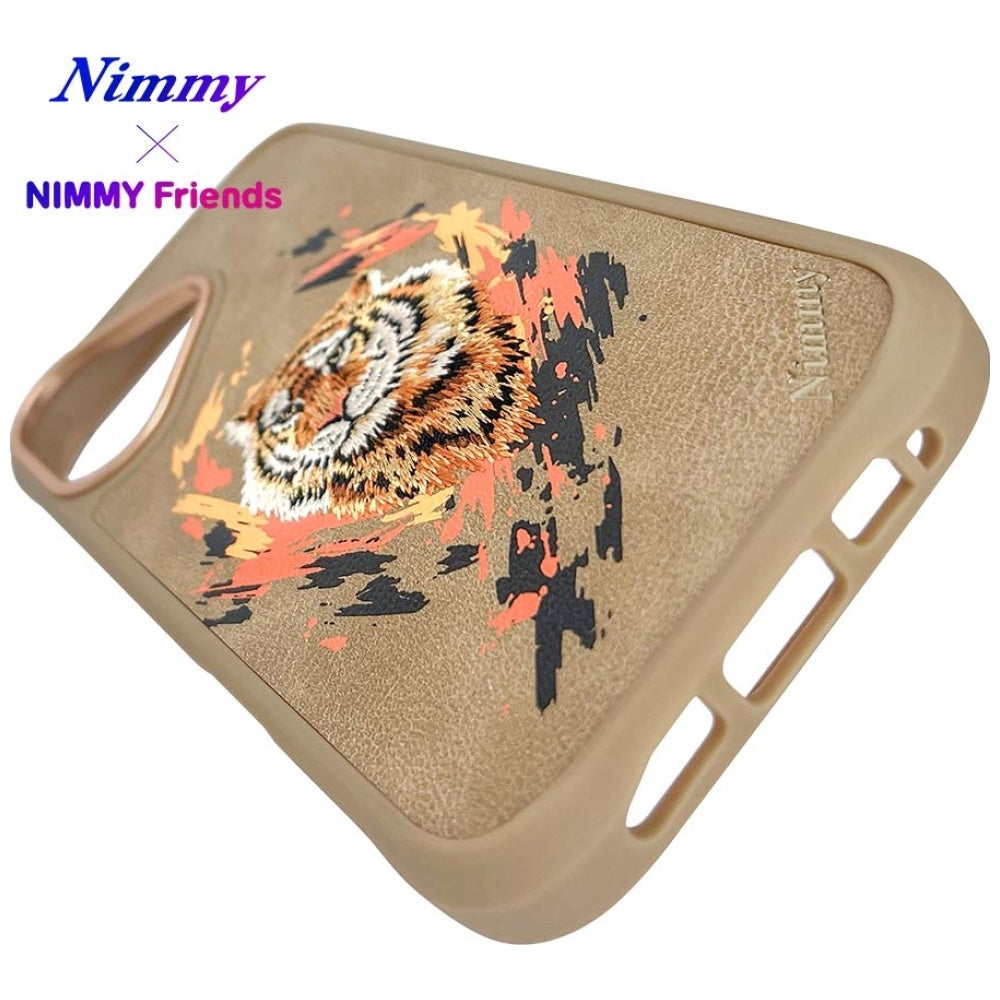Nimmy Tiger MagSafe dėklas iPhone 16 – rudas