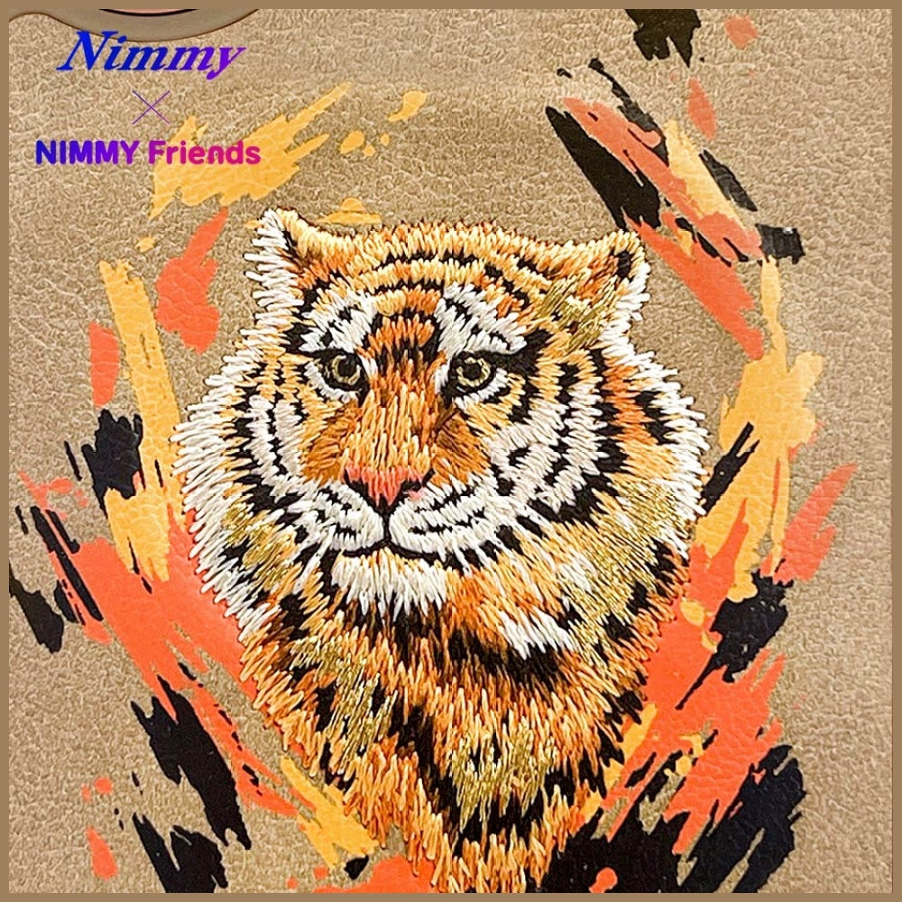 Nimmy Tiger MagSafe dėklas iPhone 16 – rudas