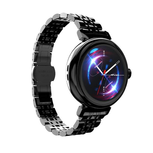 HiFuture Aura Moteriškas Išmanusis Laikrodis – Juodas -- Watch Straps