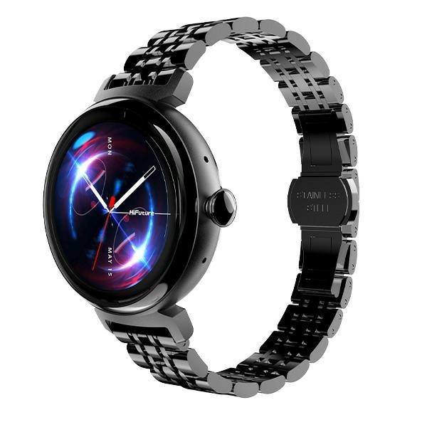 HiFuture Aura Moteriškas Išmanusis Laikrodis – Juodas -- Watch Straps