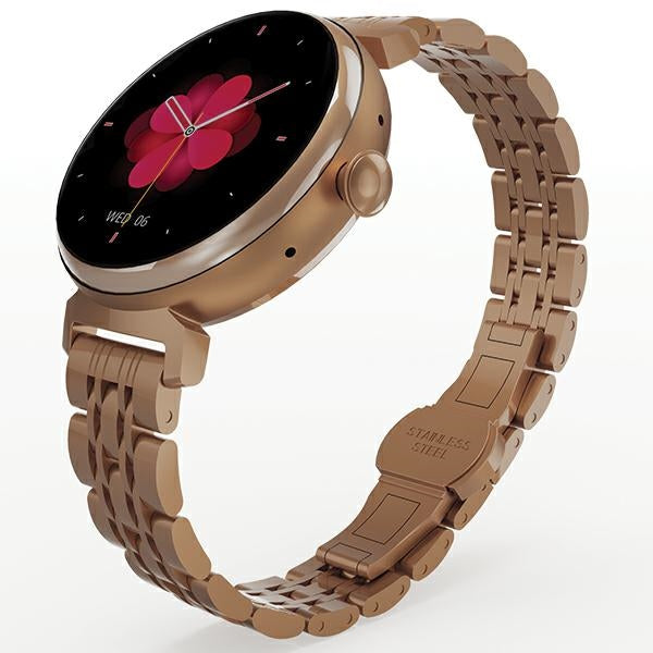 HiFuture Aura Moteriškas Išmanusis Laikrodis – Rožinio aukso -- Watch Straps