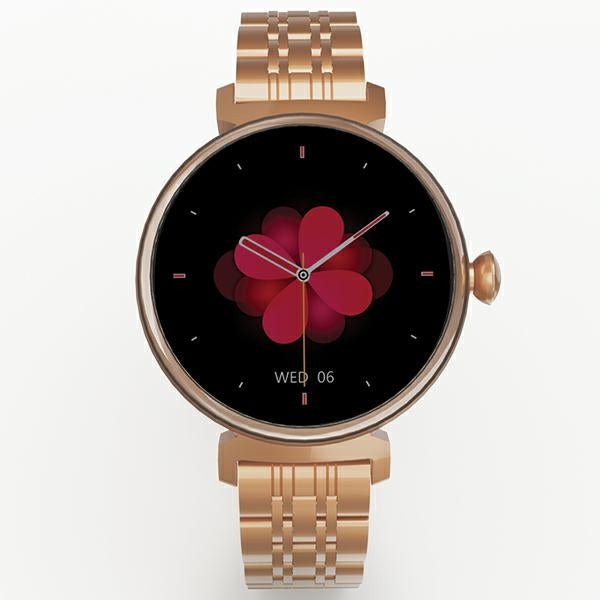 HiFuture Aura Moteriškas Išmanusis Laikrodis – Rožinio aukso -- Watch Straps