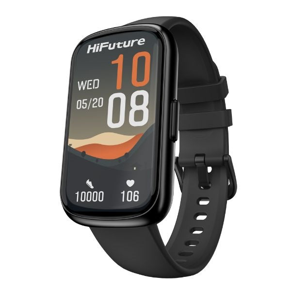 HiFuture EVO2 Išmanusis Laikrodis Juodas (HSSW6BK) -- Watch Straps