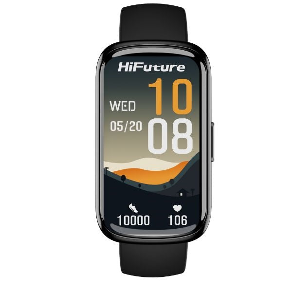 HiFuture EVO2 Išmanusis Laikrodis Juodas (HSSW6BK) -- Watch Straps