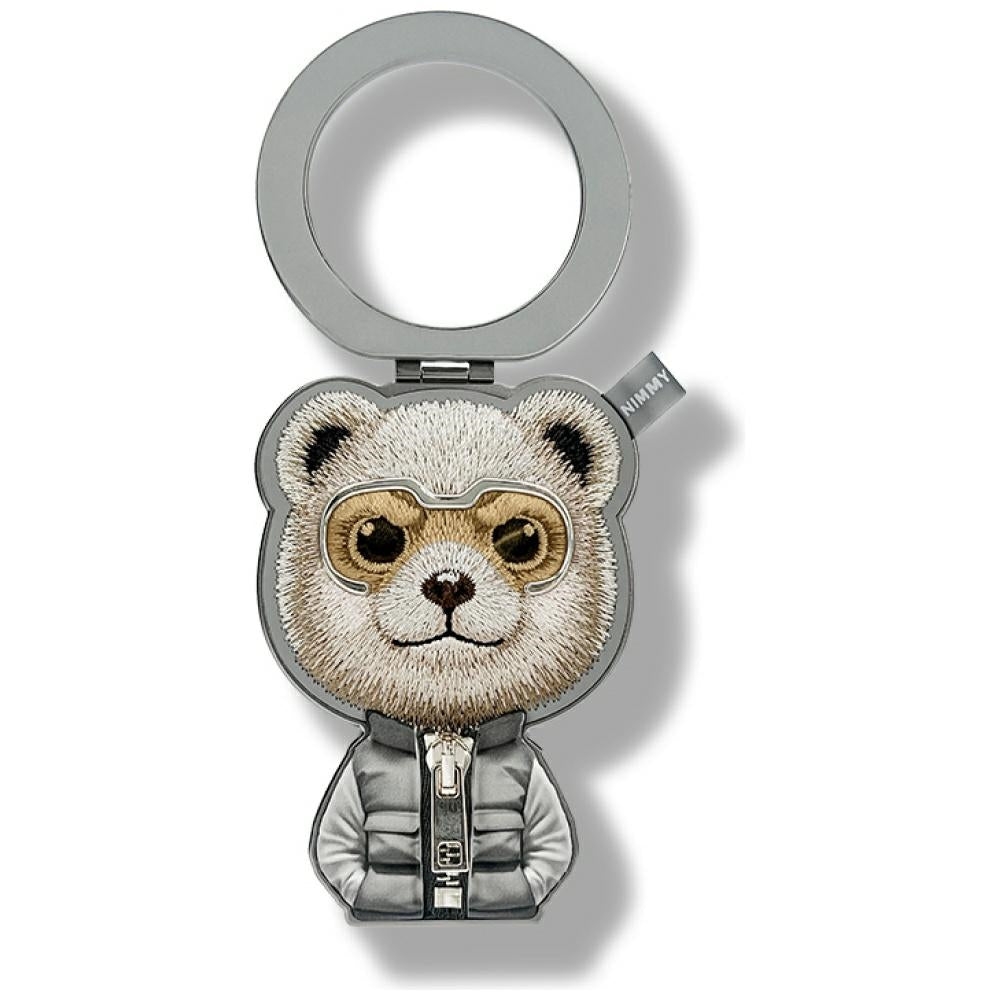 Nimmy Cool&Cute 2.0 Bear magnetinis pakabukas – pilkas