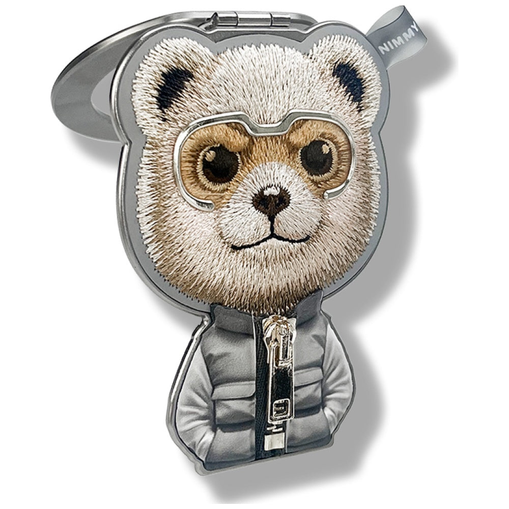 Nimmy Cool&Cute 2.0 Bear magnetinis pakabukas – pilkas