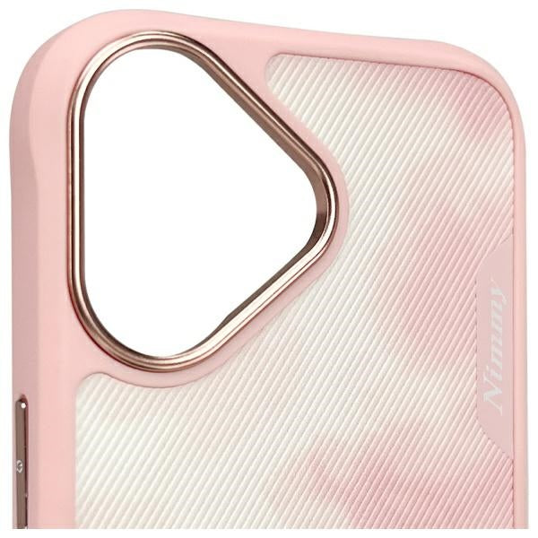 Nimmy Big Eyed Pet 2.0 Cat dėklas iPhone 16 – rožinis