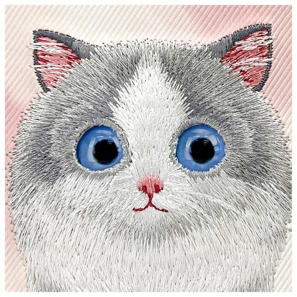 Nimmy Big Eyed Pet 2.0 Cat dėklas iPhone 16 – rožinis