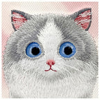 Nimmy Big Eyed Pet 2.0 Cat dėklas iPhone 16 – rožinis