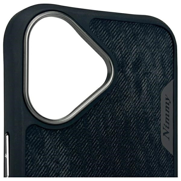 Nimmy Big Eyed Pet 2.0 Panda dėklas iPhone 16 – juodas