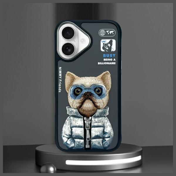 Nimmy Cool&Cute 2.0 dėklas iPhone 16 – juodas