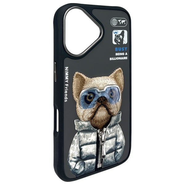 Nimmy Cool&Cute 2.0 dėklas iPhone 16 – juodas