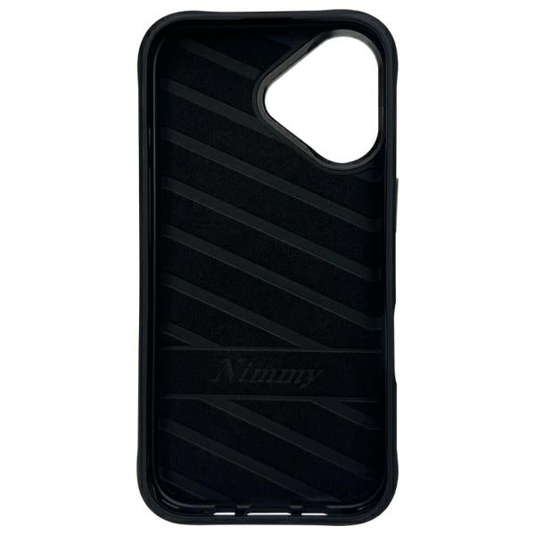Nimmy Cool&Cute 2.0 dėklas iPhone 16 – juodas
