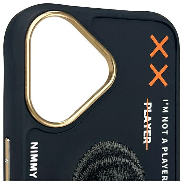Nimmy Cool&Cute 2.0 Monkey dėklas iPhone 16 – juodas