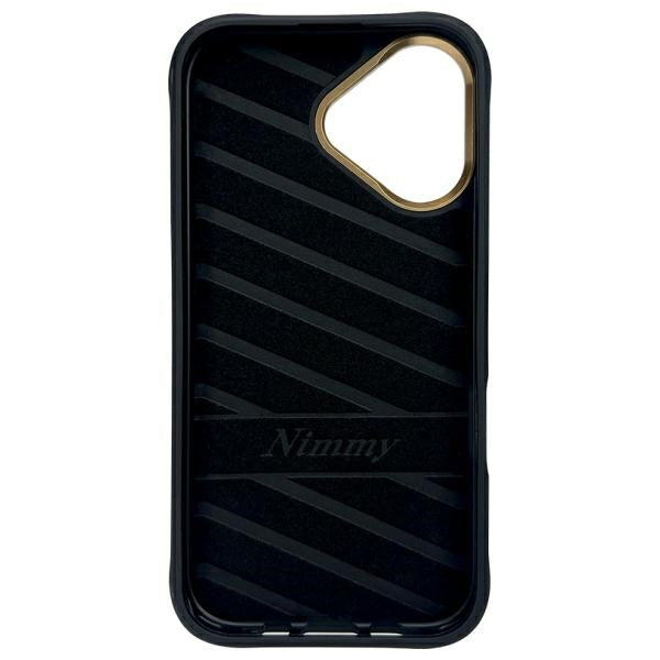 Nimmy Glasses Cool Dog dėklas iPhone 16 6,1" – juodas