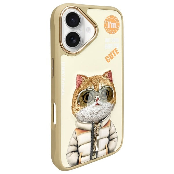 Nimmy Cool&Cute 2.0 dėklas iPhone 16 – khaki