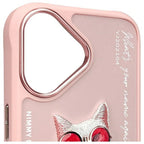 Nimmy iPhone 16 dėklas – rožinis, Cool Cat