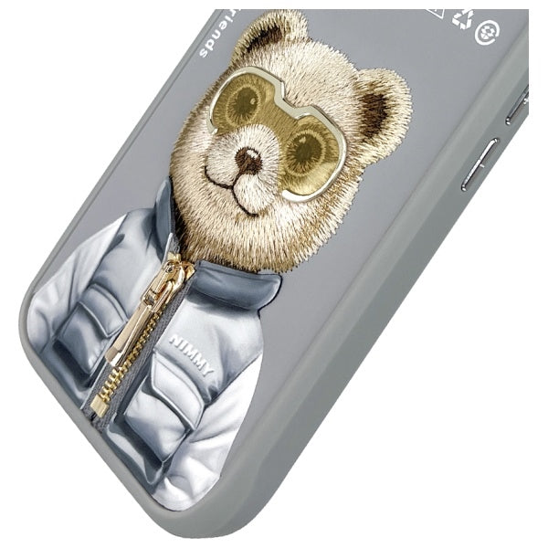 Nimmy kietas dėklas iPhone 16 – pilkas