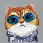 Nimmy Glasses Cool Cat dėklas iPhone 16 – pilkas