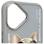 Nimmy Glasses Cool Dog dėklas iPhone 16 – pilkas