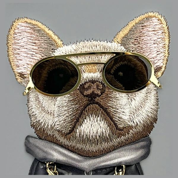 Nimmy Glasses Cool Dog dėklas iPhone 16 – pilkas