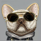 Nimmy Glasses Cool Dog dėklas iPhone 16 – pilkas