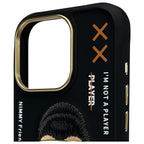 Nimmy Monkey dėklas iPhone 16 Pro – juodas
