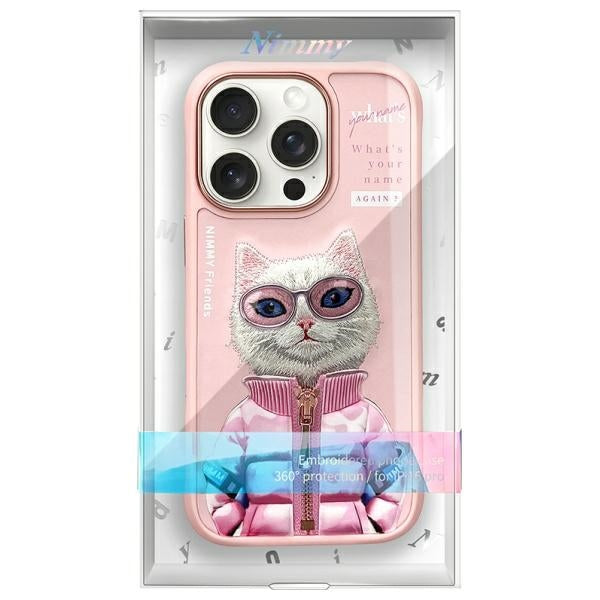Nimmy Cool&Cute 2.0 Cat Case for iPhone 16 Pro - Pink