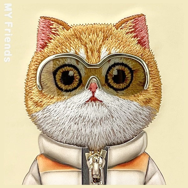 Nimmy Cool&Cute 2.0 Cat dėklas iPhone 16 Pro – chaki