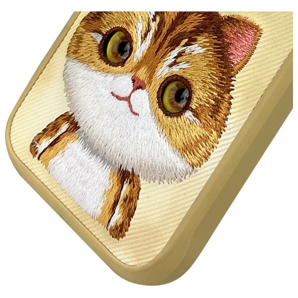 Nimmy Big Eyed Pet 2.0 Cat dėklas iPhone 16 Pro – chaki